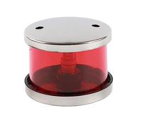 LOCADENCE Marine Boat Navigation Light, 12 to 24V Water Proof Stainless Steel LED Bow Light for Pontoon, Small Boat, Outdoor, Camping (Red)