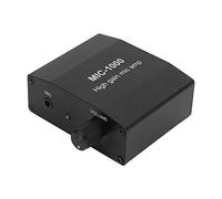 LOCADENCE Microphone Amplifier, Aluminium Alloy Mic Audio Amp, 65 X 53 X 25mm High Gain 1000 Times Amplification Accessory Set Kit