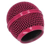 LOCADENCE Microphone Head Replace, Mesh Microphone Grille Head with Foam Windscreen, Mic Grille Replacement, Mic Grilles Head for SM58S SM58LC BETA58 BETA58A SA M30 SV100 UT2 PGX24 (Rosy)