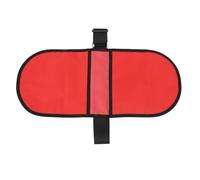 Locadence Throwing Discus Bag, Oxford Fabric Track Field Discus Carrier Bag, Shotput Storage Pouch with Adjustable Strap for Indoor Outdoor (Rojo)