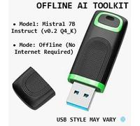 Local AI Plug and Play USB LAN Server Offline AI ChatGPT (Includes AI models)