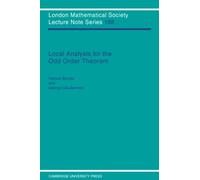 Local Analysis for the Odd Order Theorem