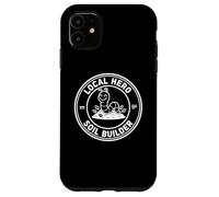Local and Hero Soil Builder Nature Worm Design Case for iPhone 11