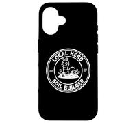 Local and Hero Soil Builder Nature Worm Design Case for iPhone 16