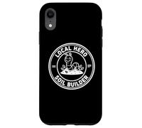 Local and Hero Soil Builder Nature Worm Design Case for iPhone XR