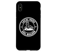 Local and Hero Soil Builder Nature Worm Design Case for iPhone XS Max