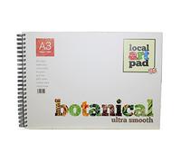 Local Art Pad Botanical Ultra Smooth Watercolour Paper Ht Pressed 300gsm (140lb) (A3)