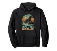 Local Boy Lab Hunter Dog Duck Hunting Pullover Hoodie