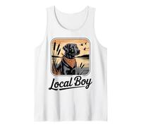 Local Boy Labrador Hunting Dog Duck Hunting Black Lab Lover Tank Top