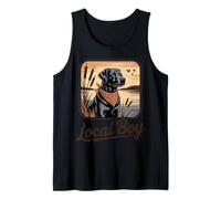 Local Boy Labrador Hunting Dog Duck Hunting Tank Top