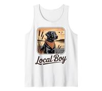Local Boy Labrador Hunting Dog Duck Hunting Tank Top