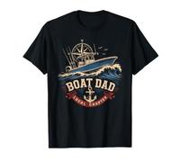 Local Charter Boat Dad Compass Fishing Captain T-Shirt