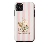 Local Egg Dealer Chicken Delivering Eggs Bicycle Stripes Case for iPhone 11 Pro Max