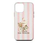 Local Egg Dealer Chicken Delivering Eggs Bicycle Stripes Case for iPhone 12 mini