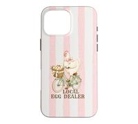 Local Egg Dealer Chicken Delivering Eggs Bicycle Stripes Case for iPhone 16 Pro Max