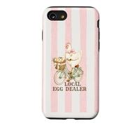 Local Egg Dealer Chicken Delivering Eggs Bicycle Stripes Case for iPhone SE (2020) / 7/8