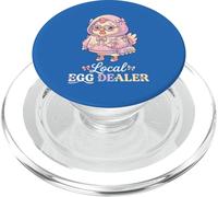 Local Egg Dealer Cute Kawaii Chicken Hen Farm Lover Easter PopSockets PopGrip for MagSafe