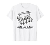 Local Egg Dealer Easter Division Vintage Egg Carton T-Shirt