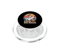 Local Egg Dealer Roster Farmer Funny Chicken Easter PopSockets PopGrip for MagSafe