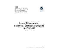 Local Government Financial Statistics England No. 35 2025 09/07/2025