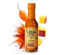 Local Hive Habanero Mango & Honey Sauce - 6oz, Sweet & Spicy, Natural Raw Honey with Mango and Habanero Peppers for Dipping, Tacos, Barbecue, Grilling and Cooking