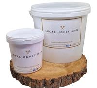 Local Honey Man Pure Mead Raw Honey 1kg, Untreated & Unprocessed, Directly Crafted by Bees, Unpasteurised and Never Blended - Easy to Use in Drinks