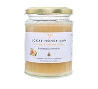 Local Honey Man Vitamin C Infused Honey - natural honey with vitamins, floral and meadow honey with Vitamin C - Single Origin British/UK Honey (340g Glass jar)