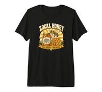 Local Honey Save the Bees Vintage Beekeeper Tee Premium T-Shirt