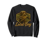 Local Hunting Boy Dog Retro Southern Country Pride Vintage Sweatshirt