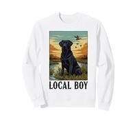Local Hunting Boy Dog Retro Southern Country Pride Vintage Sweatshirt