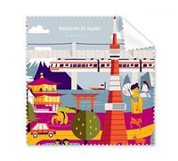 Local Japanese Famous Sightseeing Glasses Cloth Cleaning Cloth Gift Phone Screen Cleaner 5pcs