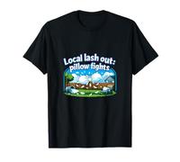 Local Lash Out Pillow Fights Local Pride Badge T-Shirt