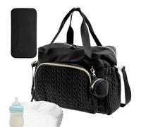 Local Layer Bag, Tote Diaper Sack Bag, Large Capacity Sack Bag with Pacifier Box | Accessible Travel Accessories, Baby Supplies for Home, Travel, Black, Fare riferimento alla descrizione, Please refer