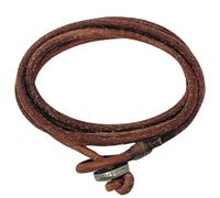 LOCAL LEAGUE Mens Leather Bracelet SURF PATROL AUSTRALIA - Fully Adjustable - LIGHT BROWN - NATURAL Multilayer Cord Surfer Wristband for Men Distressed Rope Festival Vacation BEACH Party, Boyfriend