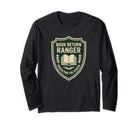 Local Library Book Return Ranger Funny Librarian Badge Long Sleeve T-Shirt