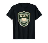 Local Library Book Return Ranger Funny Librarian Badge T-Shirt