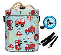 LOCAL LION Kids Bike Handlebar Bag, Bike Basket Front with Bell, Detachable Scooter Basket for Balance Bike, Tricycles, Toddler Bicycles