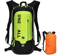 LOCAL LION Running Backpack for Men With Rain Cover, Cycling Backpack Women, 6L Breathable & Lightweight Mountain Bike Bag, Green