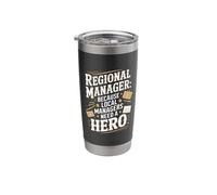 Local Managers Need A Hero Office Assistant Regional Manager Stainless Steel Insulated Tumbler