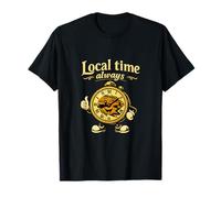 Local Time Always Vintage Clock Local Pride Badge T-Shirt
