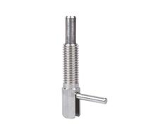 Locating Pin, 2Pcs Locking Spring Screw, Index Plungers , Bolts,Rest Position,Without Nut,Hand-Retractable , M6-M16 ,Alignment Dowel(Stainless steel,M8)
