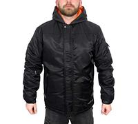 Location Men's Infiltrator Goggle Long Length Hood Jackets Windproof, M, Black
