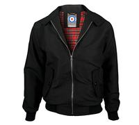 Location Tartan Lining Harrington Jacket (Black, L 42-44)