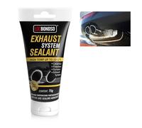 LOCBONDSO Exhaust Repair Kit 1100°C for Car/Motorcycle - Exhaust Sealant Sealing Tape Assembly Paste, Gray Odorless Sealing Paste, Waterproof and Heat-Resistant, Exhaust Repair Paste (75.0, Grams)
