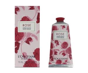 L'Occitane 75ml Rose Hand Cream Nourishing Hand Moisturiser Skincare Essentials