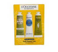 L'Occitane en Provence Travel Exclusive Hand Cream Collection 3 x 30ml Almond + Verbena + Shea Butter