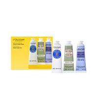LOCCITANE Hand Cream Classics 3-Piece Set: Moisturizing Hand Creams Shea Almond Lavender Iconic Scents Vegan All Skin Types Made in France