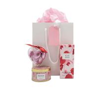 L'Occitane Rose Hand Cream With Candle Luxury Heart Swiss Chocolates Gift Set