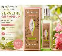 LOCCITANE Verveine Geranium EDT Spray 100ml Limited Edition Fragrance