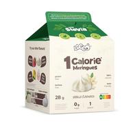 Locco 1 Calorie Meringue with Stevia, Sugar Free, Gluten Free, Lactose Free, Low Calorie Low Carb Snack, Keto-Friendly, Fat Free, Vanilla, 28 g